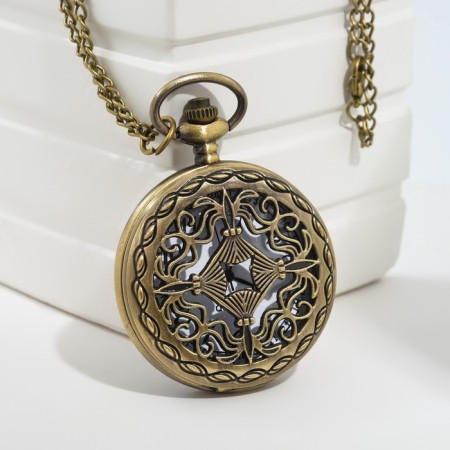 Pocket quartz watches "monogram", on a chain of 80 cm