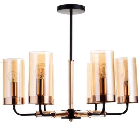 Barvara Causteen 6x60W E14 Black 55x55x46cm SVK-3