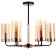 Barvara Causteen 6x60W E14 Black 55x55x46cm SVK