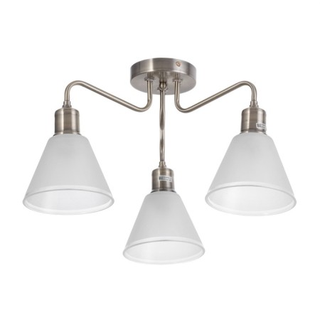 Chandelier "Patricia" 3x40W E27 white, gold 56x56x35cm
