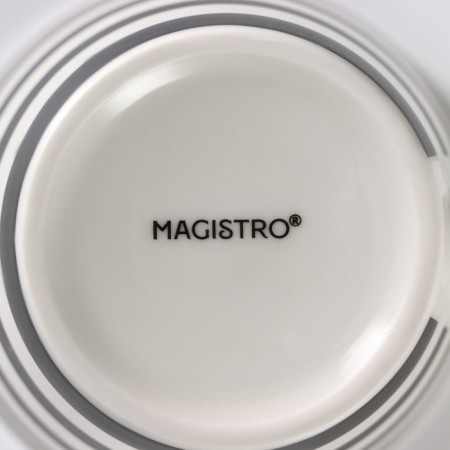 Набор кружек фарфоровых Magistro «Сильвер», 4 предмета: 350 мл-5