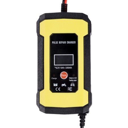 Charger of the battery 12 V, 6 A, automatic, 220 V, 87 W, LED display-1