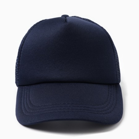 Women's baseball cap with minaku grid, dark blue color, rr 56-58-1