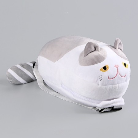Baby plush backpack for the girl "Cat", 30 x 7 x 20 cm-1
