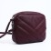 Richet Cross-Boda Bag on a zipper, external pocket, burgundy color
