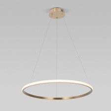 Suspendor EUROSVET COLLARS 90264/1, LED, 50 W, 3300/4200/6500K, 3700x600 mm, remote control, brass color