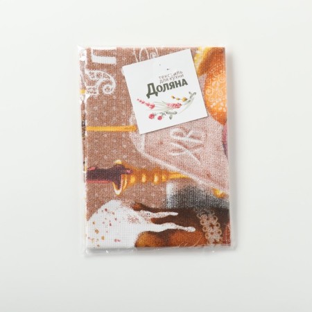 Catcelle kitchen. Dolyana "Light Easter" 28x46 cm, Rogozhka, 100% HL, 160g/m2-5