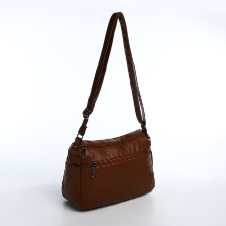 Love bag with lightning, brown color-2