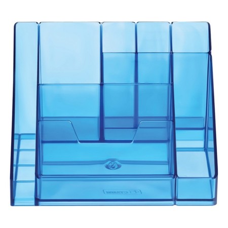 Organizer stand for the Cascade office, tinted blue-2