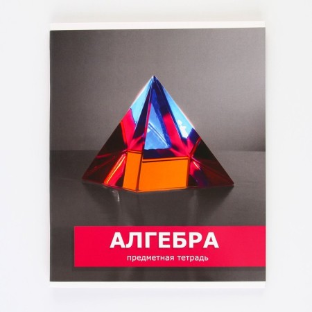 An objective note 48 sheets, A5, objects, with reference materials “September 1: Algebra”, cover coated cardboard 230 gr., Inner block in a cage 80 gr., Whiteness up to 80%, block No. 2.-6