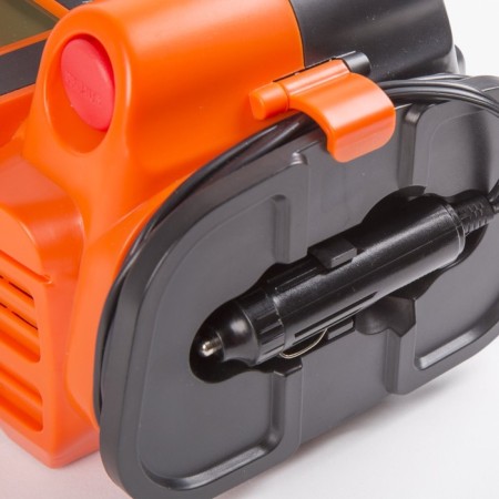 Car compressor, digital aggressor "5 in 1", LCD display, lantern, 160W, 10 atm, 35l/min-7