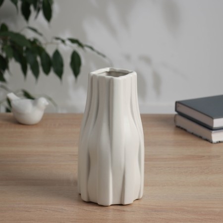 VAZA Ceramics Table "Allesio" 20x10 cm, white-1