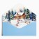 Envenue for Money Gift "Happy Year", house, software touch, embossing, 19 x 9.2 cm, New Year