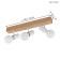 Townshend 3x60W lamp E27 Brown, white
