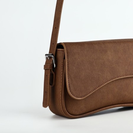 Female bag 25*14*6.5 cm, brown color-3