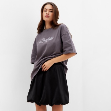 Ballon Skirt Women Mini Mist, p. L, black-6