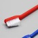 Dental brush two -sided, set 2 pcs, red and blue