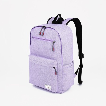 School backpack from lightning textiles, 4 pockets, Fulldorn, lilac color
