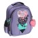 Frame backpack 36 x 28 x 20 cm, Grizzly, + keychain, lilac