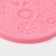 Mold Dolyana "gears", silicone, 10.5 × 10.5 cm, pink color