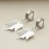 Earrings "only for you", 4 x 1.5 cm