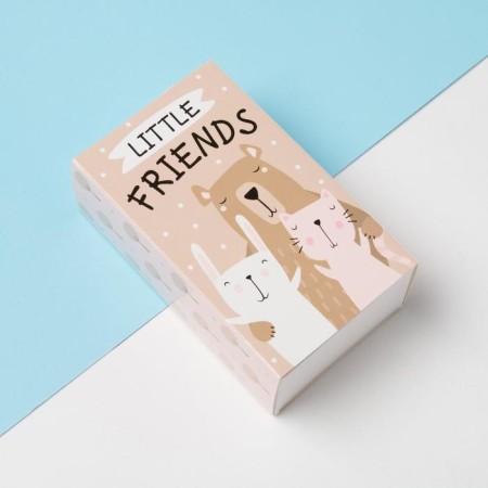 Набор носков Крошка Я "Friends", 4 пары, 8-10 см-2