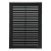 Ventilation grate "Vento" 1724V, 170x240 mm, with a grid, inexhaustible, graphite