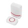 Wireless doorbell with digital coding overflowing 38 melodies 150m IP44 (white/red