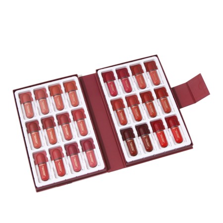 Lip gloss matte, waterproof, tinted mix