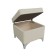 Josephine-2, 460x460x450 banquet, beige leatherette