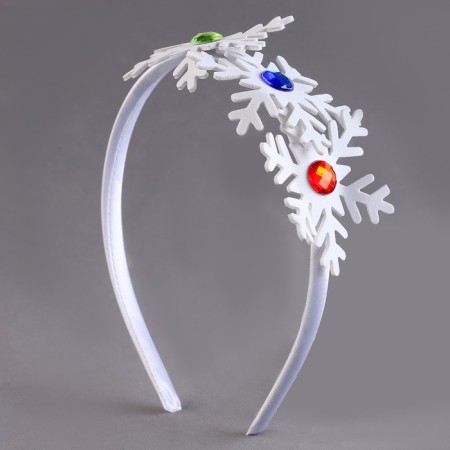 Carnival rim "snowflakes" with rhinestones-1