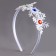 Carnival rim "snowflakes" with rhinestones