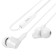 Hoco M102 headphones, wired, vacuum, microphone, 1.2 m, white