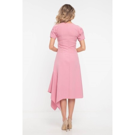 Female dress, size 42, pink color-4