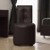 Rondel chair, 500 × 550 × 915 mm, eco -leather, color bitter chocolate