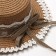 Hat for the girl "Lady" Minaku, rr 52, central brown