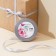 A satin tape, gift packaging, “for you”, gray, 1 cm x 22.5 m