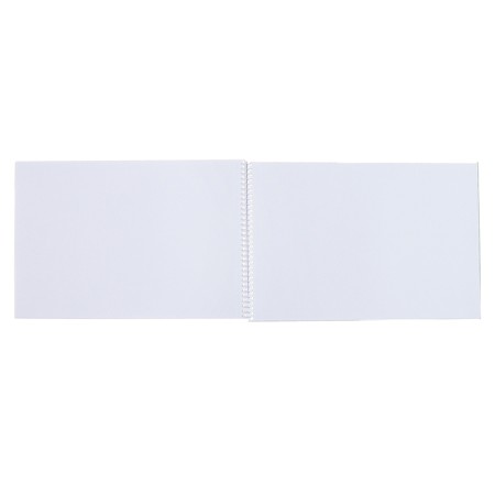 Album for drawing A4, 40 sheets, on the crest, "picturesque corners", covered cardboard, perforation for separation, block 100 g/m2, mix-4