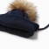 Children's hat with insulation, rn 35-40, dark blue color