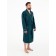 Male dressing gown, shalka+kant, size 48, emerald color, waffle