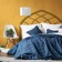 Jerry set: a cover of 160 x 220 cm, pillowcases 40 x 40 cm - 2 pcs, blue