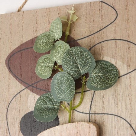 Hooks decorative wood "Abstraction. Karakuli. Flower" 1.5x19.5x23.5 cm-3