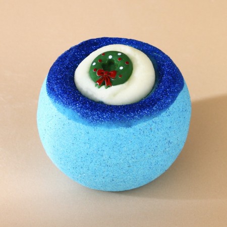 New Year. A bomb for a bath with a toy, 140 g, mix-23