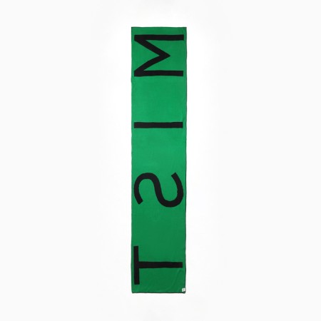 Female Bilateral Mist Green Scarf, size 47*226cm-4