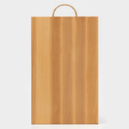 Groot board with a rope handle Magistro, 40 × 24 × 1.2 cm, oak-2