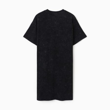 Women's dress, black color, one size (42-46)-4