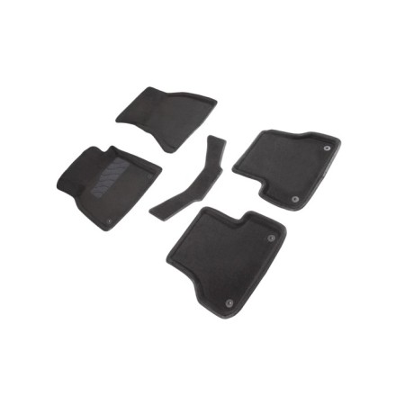 Pile rug for Audi A6 (C7), 2011-2017, black