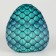 Soft toy "Egg-suck", green