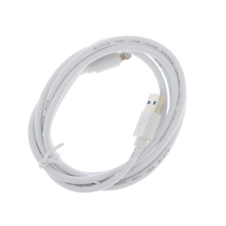 Luazon, Lightning - USB, 1 A, 1.5 m, white cable-2