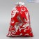 Bag gift plush "Santa Claus", embossing, 20 x 30 cm +/- 1.5 cm, New Year